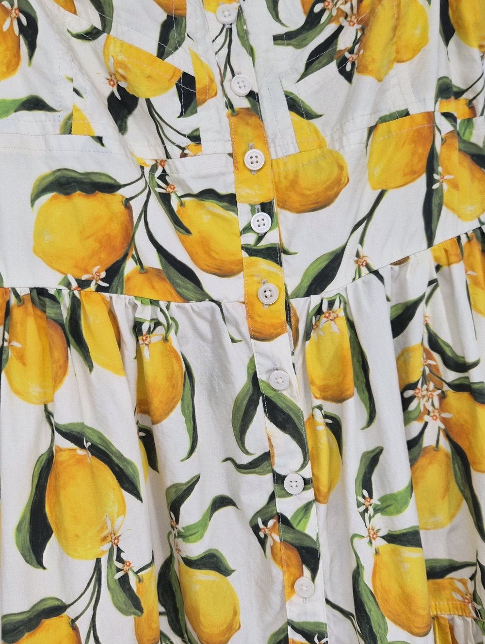 Jcrew A-line midi dress in limoncello - Picture 3 of 9